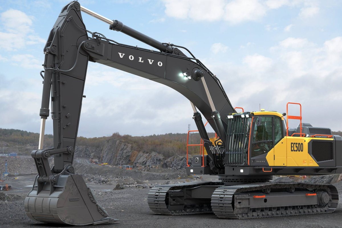 Pelle sur chenilles Volvo EC500